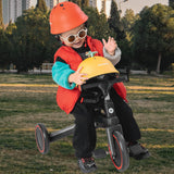 3-in-1 Kids Tricycle with Adjustable Seat and Removable Pedals