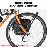 ROCKBROS Front Roller Panniers Bag Sturdy with Handle Shoulder Strap 1 Pair