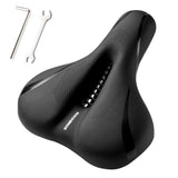 ROCKBROS Comfort Gel Bike Seat Breathable Waterproof Saddle Cruiser/Mountain/Fat Bikes