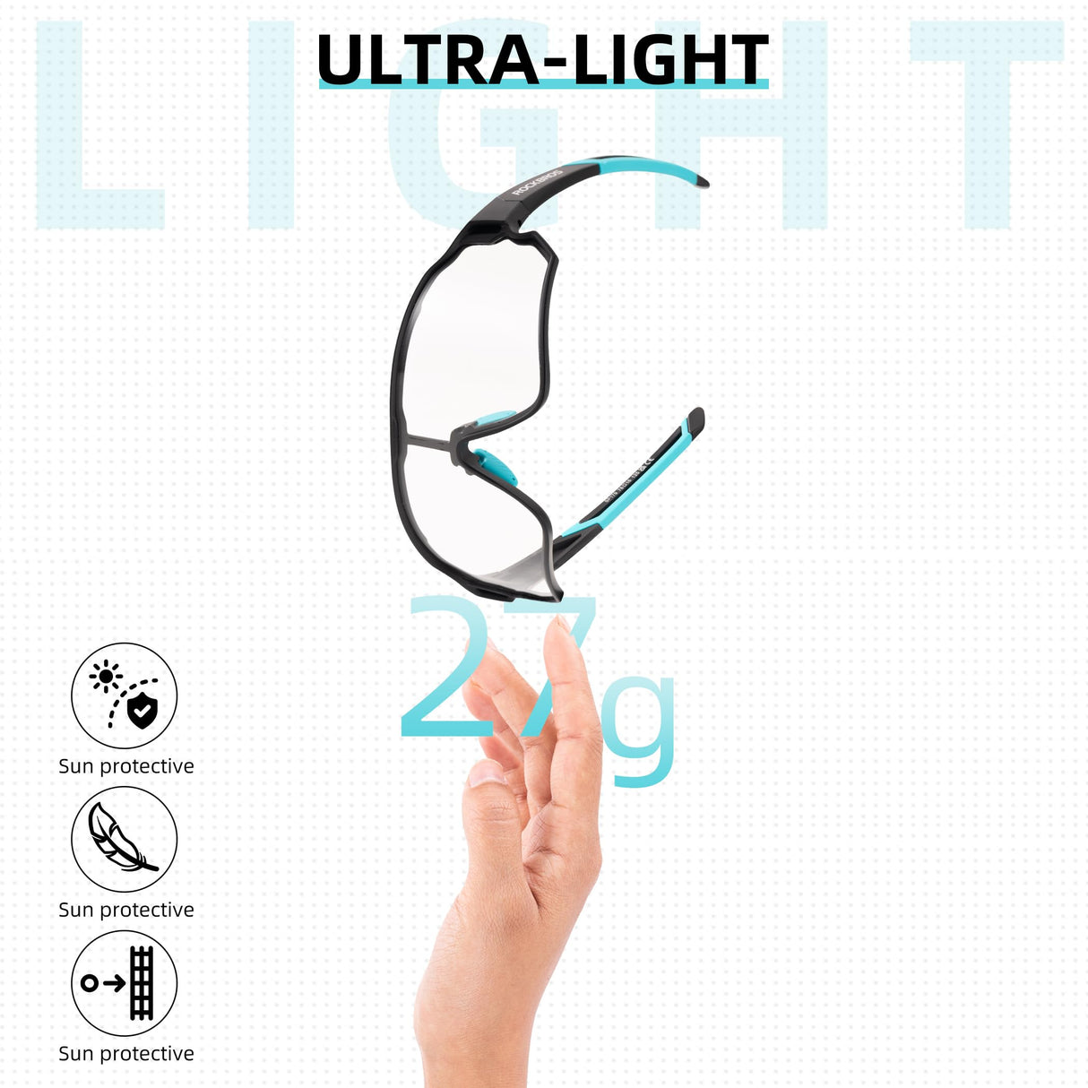 Thickened PC Lens Photochromic Sunglasses (UV400)
