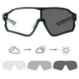 Thickened PC Lens Photochromic Sunglasses (UV400)