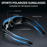 Polarized Sports Sunglasses for Cycling