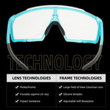 Polarised Full-Lens Sunglasses for Outdoor Sports