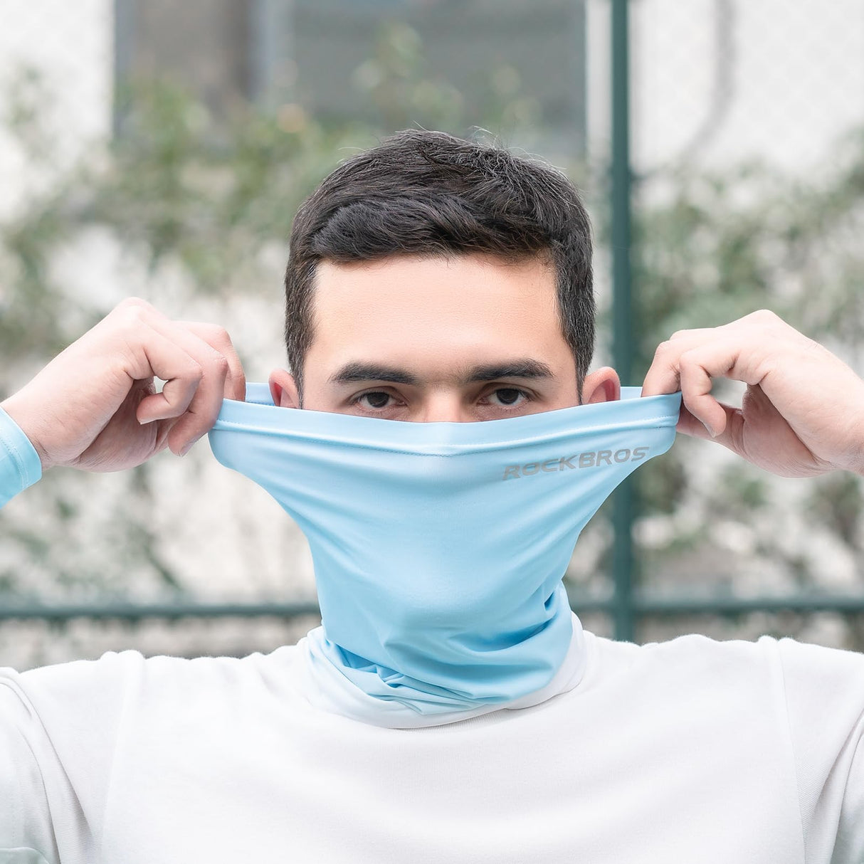 ROCKBROS Cooling Neck Gaiter Face Mask Fishing Scarf Face Cover for Men Women