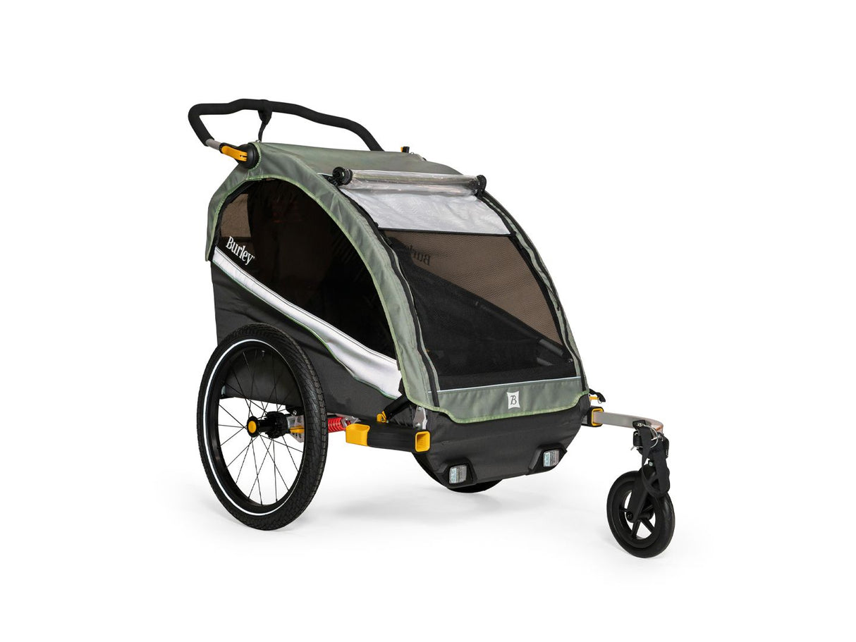 Burley DLite X Child Trailer - Double Sage Green