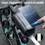 ROCKBROS Bike Bag Under 6.8” Bicycle Accessories Pouch, EVA Waterproof