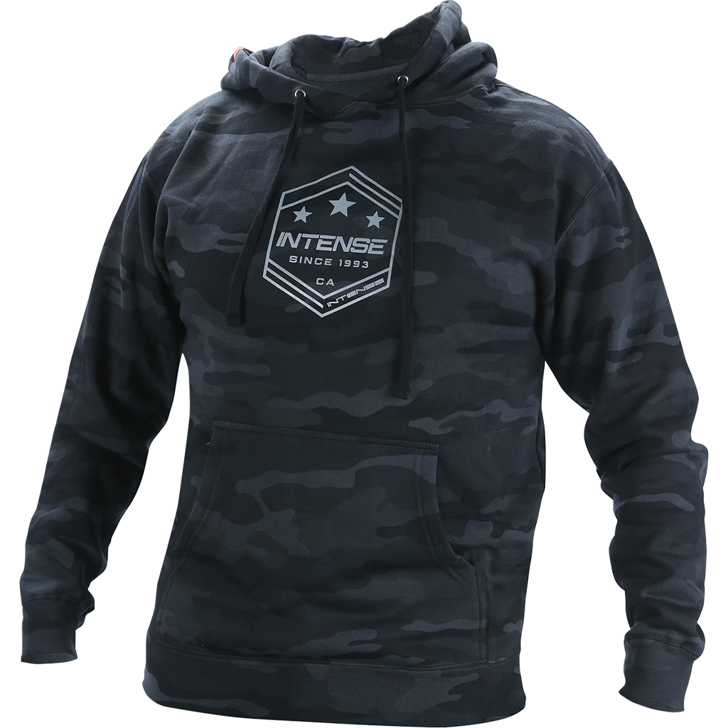 Men's Army Black Camo Pullover Hoodie