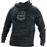 Men's Army Black Camo Pullover Hoodie