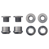 Set of 4 Chainring Bolts+Nuts for 1X
