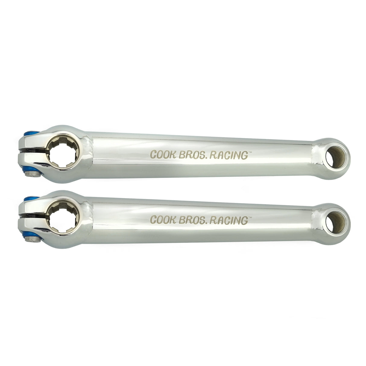 Cook Bros Racing Chromo "Dogbone" Crankset