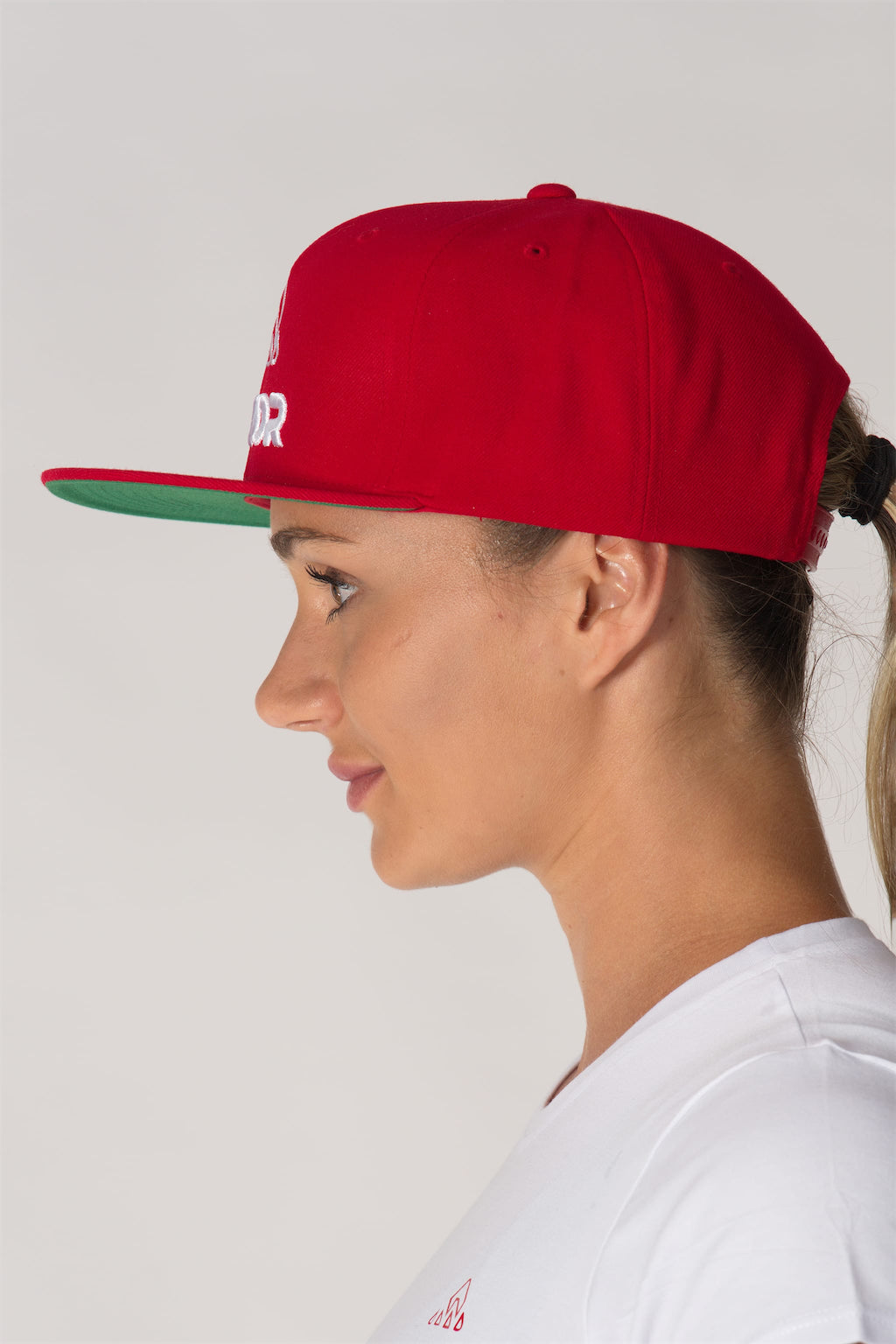 Classic Cap Red/White Logo - Unisex
