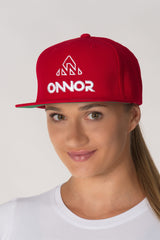 Classic Cap Red/White Logo - Unisex