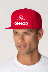 Classic Cap Red/White Logo - Unisex