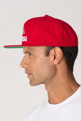 Classic Cap Red/White Logo - Unisex