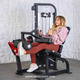 Classic V2 Selectorized Leg Extension / Seated Leg Curl Combo | Muscle D