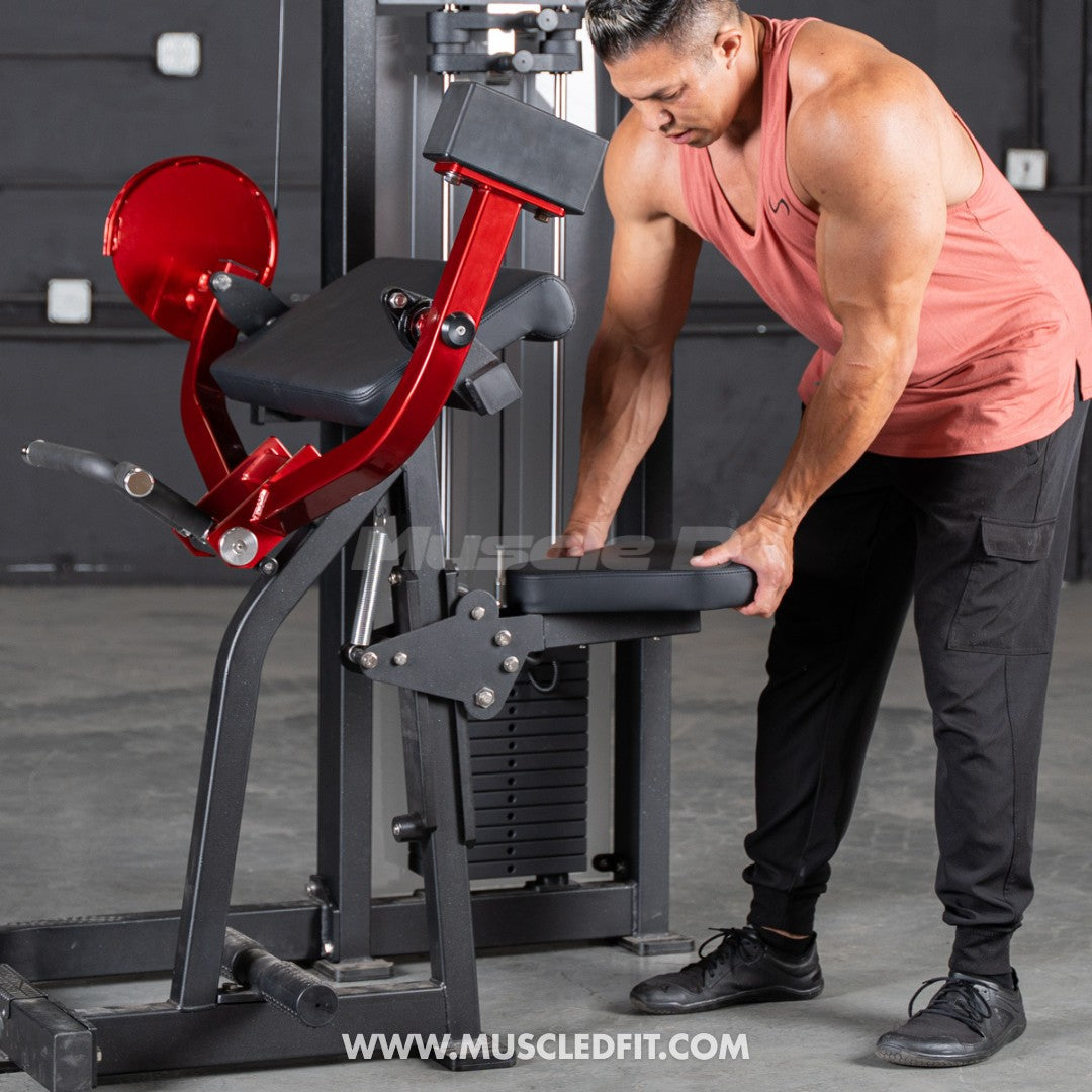 Classic V2 Selectorized Biceps Curl | Muscle D Fitness | 150lb Stack