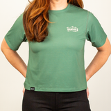 Cropped ActiviTEE - Shuttle Me Sage Green