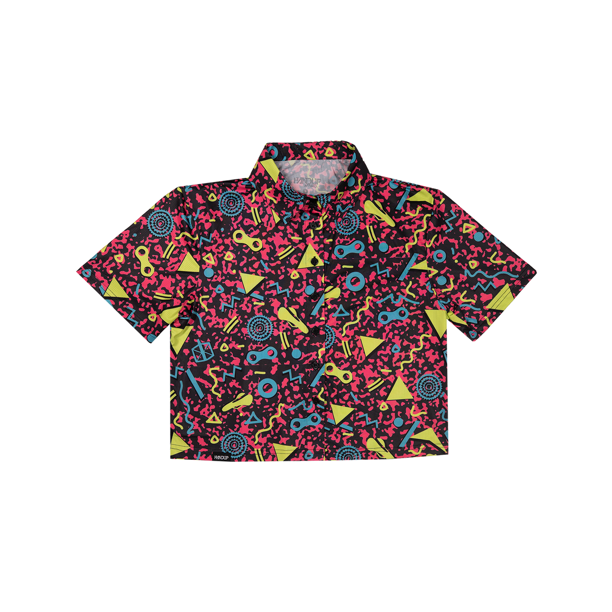 Cropped FlexGRID Button Up - Roller Link