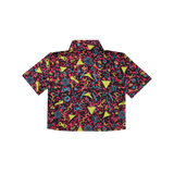 Cropped FlexGRID Button Up - Roller Link