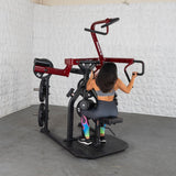 Pro Strength Rotary Lat Pull-Down - Muscle D Fitness - Premium - Adjustable - Plate Loaded - Lat Training