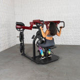 Pro Strength Rotary Lat Pull-Down - Muscle D Fitness - Premium - Adjustable - Plate Loaded - Lat Training