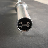 7' Hard Chrome Triple Bearing Olympic Bar - Muscle D Fitness - Precision Performance Grade Knurling