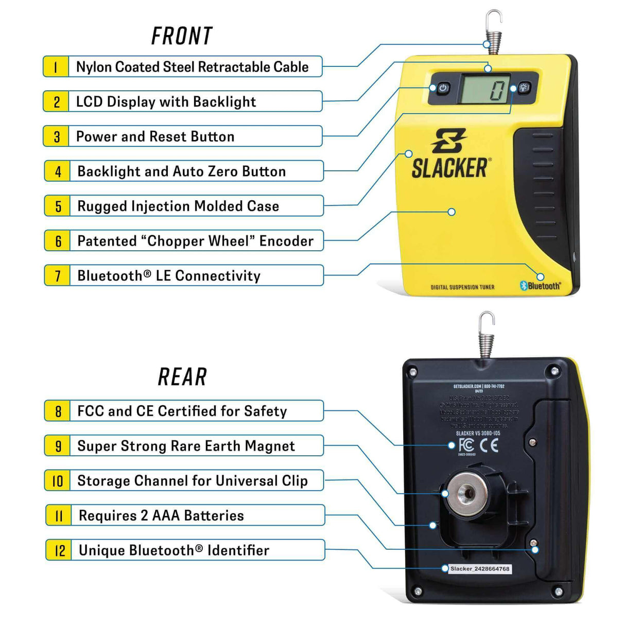 Slacker Digital Sag Scale