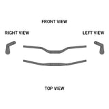 Ergotec Riser Bar 50 (35.0, GW780, GL220, GH50, 12° | Black Sandblasted)