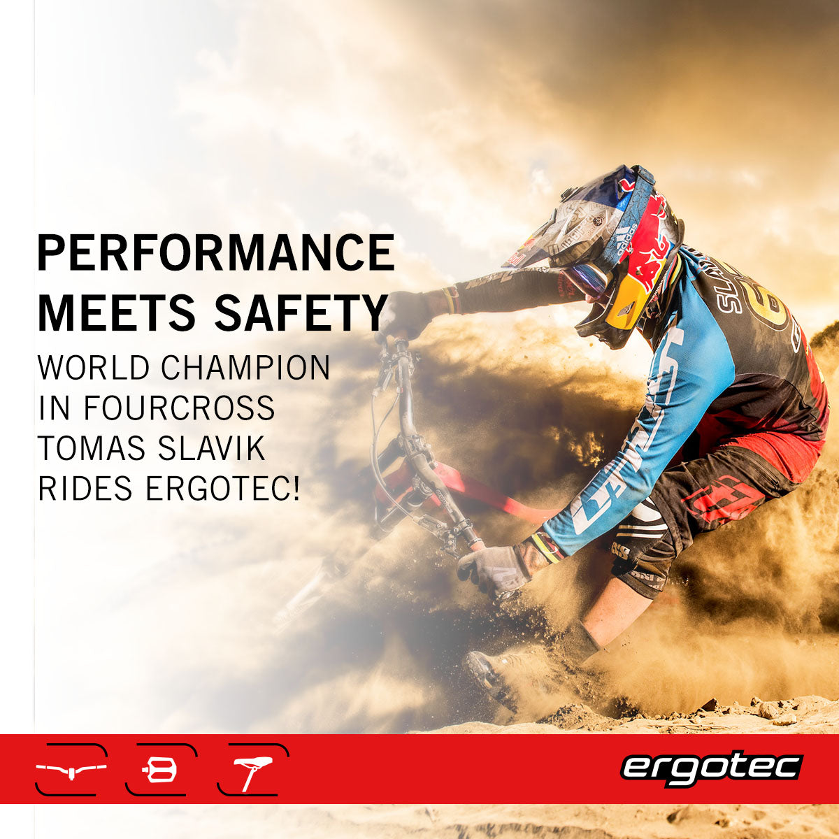 Ergotec - Trekking i Handlebar - 31.8 mm - Black Sandblasted