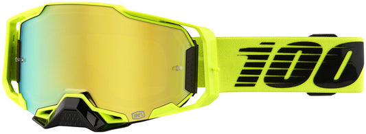 100% Armega Goggles - Nuclear Citrus/Mirror Gold