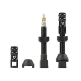 Caffélatex Tubeless Valve Pair Black RVC and Key