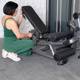 Elite Plus Leg Extension / Prone Leg Curl Combo | Muscle D Fitness