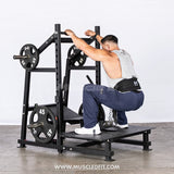Excel Belt Squat - Muscle D Fitness - Plate Loaded Belt Squat w/ Plate Storage