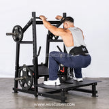 Excel Belt Squat - Muscle D Fitness - Plate Loaded Belt Squat w/ Plate Storage