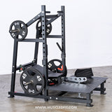 Excel Belt Squat - Muscle D Fitness - Plate Loaded Belt Squat w/ Plate Storage