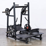 Excel Belt Squat - Muscle D Fitness - Plate Loaded Belt Squat w/ Plate Storage