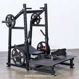 Excel Belt Squat - Muscle D Fitness - Plate Loaded Belt Squat w/ Plate Storage