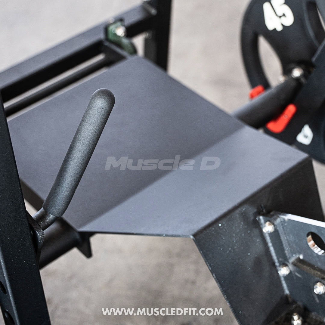 Excel Belt Squat - Muscle D Fitness - Plate Loaded Belt Squat w/ Plate Storage