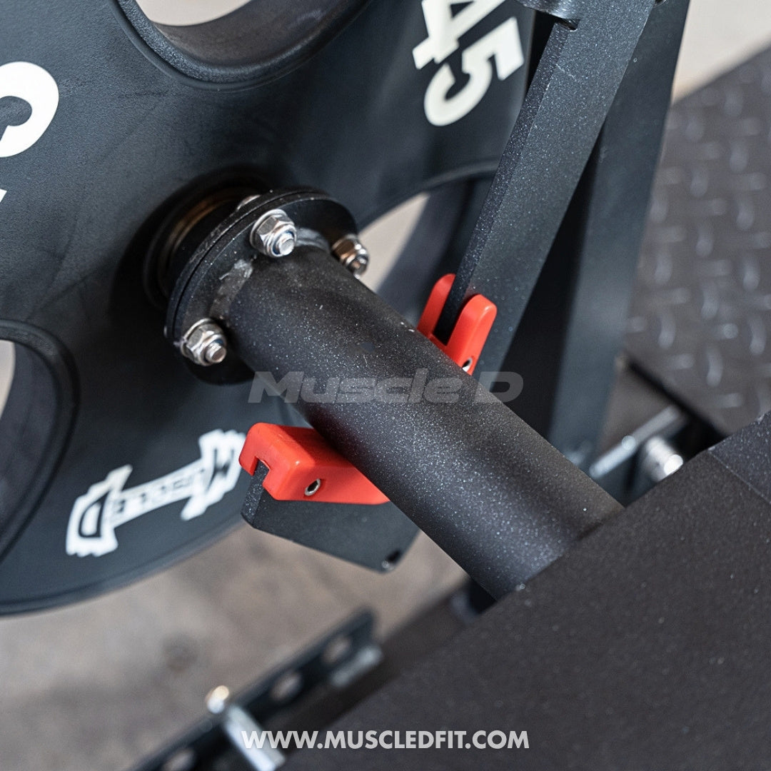 Excel Belt Squat - Muscle D Fitness - Plate Loaded Belt Squat w/ Plate Storage