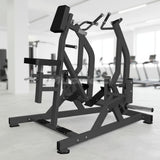 Excel Iso-Lateral Seated Row - Muscle D Fitness - Plate Load Back Machine - Gas Shock Assisted Seat Adjustment