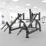 Excel Squat High Pull - Muscle D Fitness - Plate Load Shrug - Weight Storage Pegs