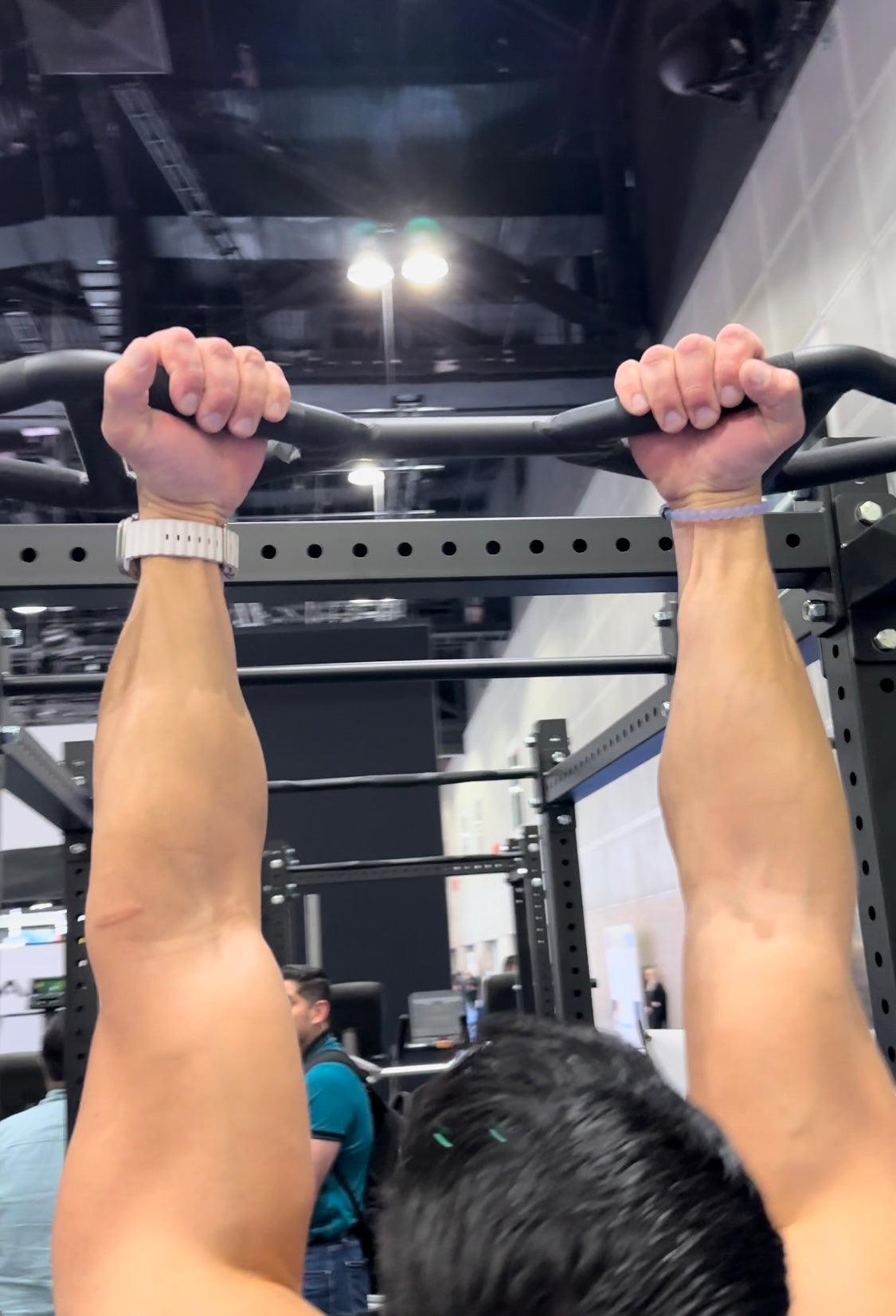 TGrip Commercial 10' Rig Complete Weight Set - 3x3 Steel - Functional Multi-Grip Pull-Up - Sandwich Style J-Hooks