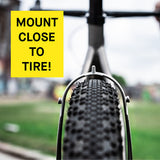 Ass Savers Win Wing Gravel Rear Mudguard w/ Grey Wishbone