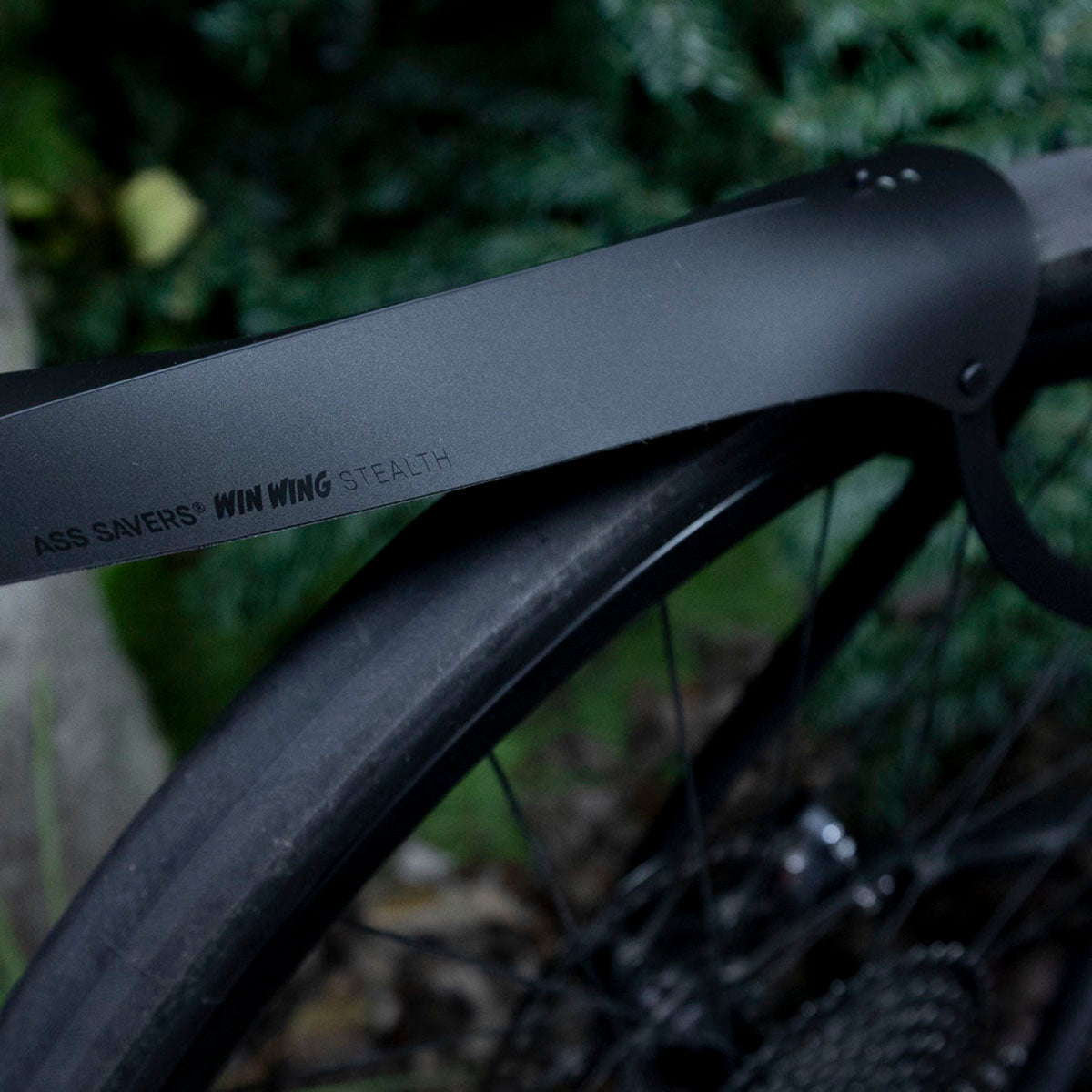 Ass Savers Win Wing 2 Gravel Rear Mudguard w/ Black Wishbone