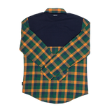 FlexTop Flannel - Forest Green/Golden Mustard