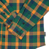 FlexTop Flannel - Forest Green/Golden Mustard