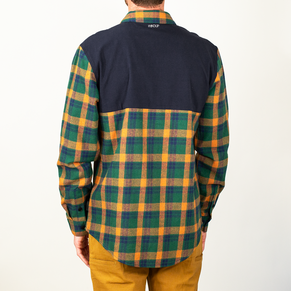 FlexTop Flannel - Forest Green/Golden Mustard