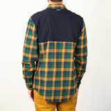 FlexTop Flannel - Forest Green/Golden Mustard