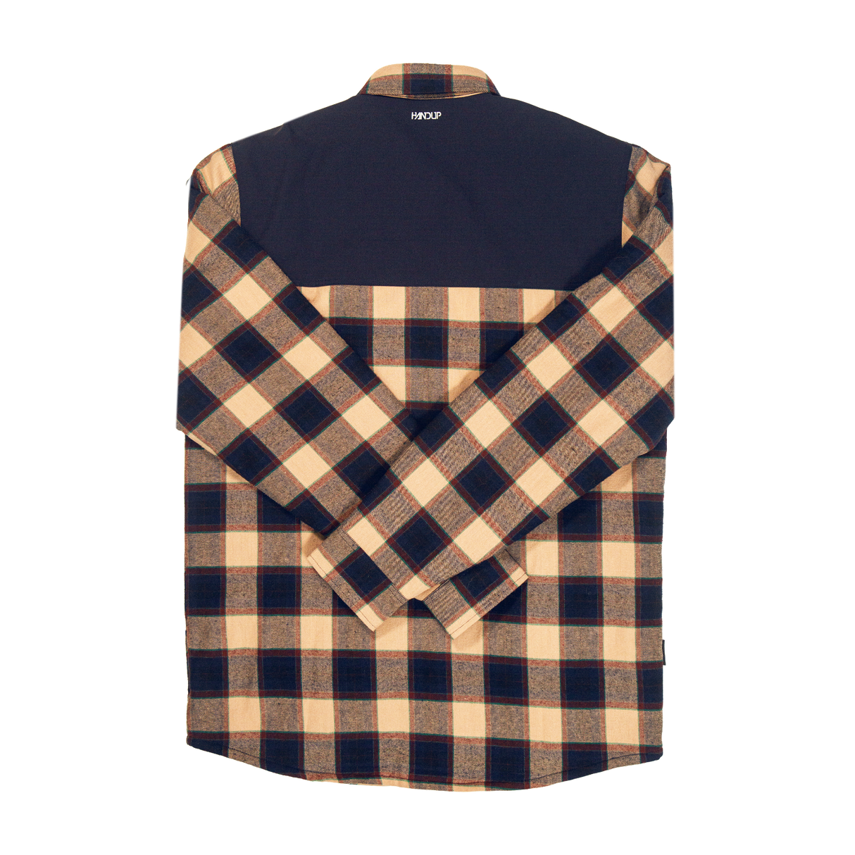 Flannel Jacket - Navy/Tan Plaid