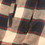 Flannel Jacket - Navy/Tan Plaid
